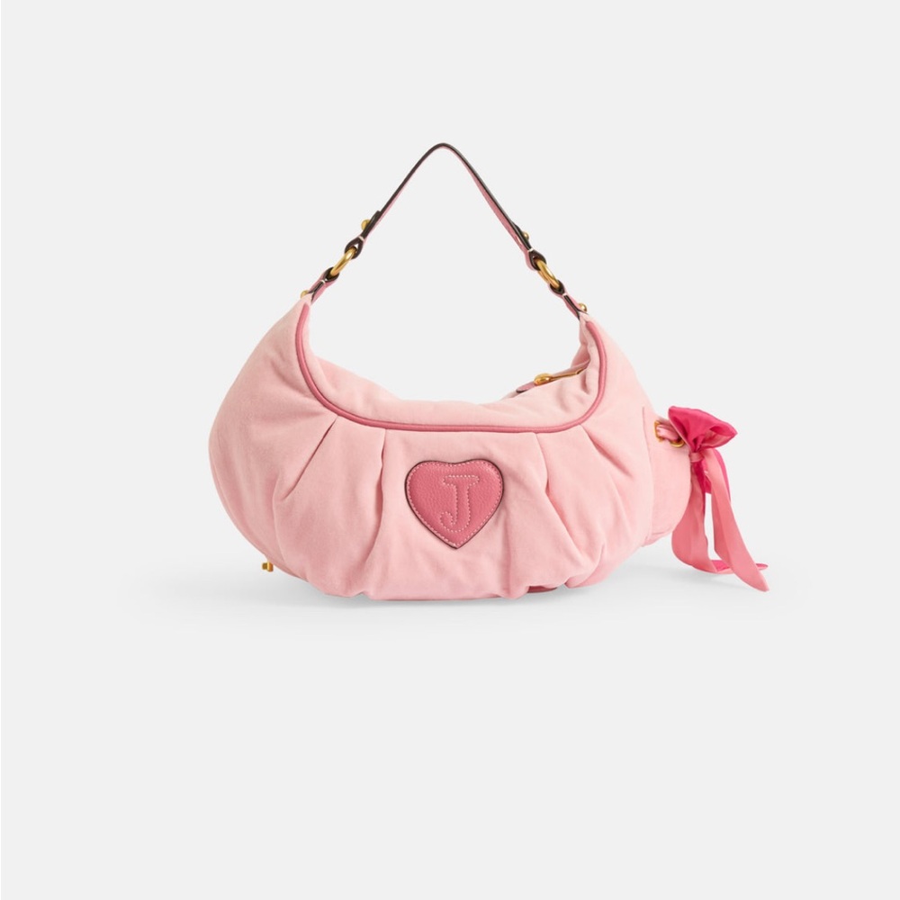 SOLD* Juicy Couture UK exclusive Pink Scottie dog Hobo Bag - Picture 3 of 6